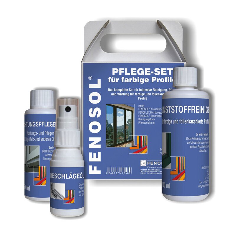Product Image for FENOSOL MINI Pflegeset für PVC- DEKOR farbige Profile