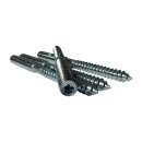 Stockschrauben Stahl Typ 23E S galv. verzinkt M6 x 80 mm 5 Stück