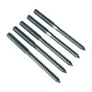 Stockschrauben Stahl Typ 23E S galv. verzinkt M12 x 80 mm 5 Stück