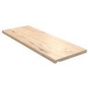 Werzalit Fensterbank Compact S18 Eiche rustikal - Feinstruktur Holz 300 mm x  800 mm mit ABS Längs- & Seitenkanten