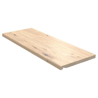 Werzalit Fensterbank Compact S18 Eiche rustikal - Feinstruktur Holz 300 mm x  2400 mm mit ABS Längs- & Seitenkanten