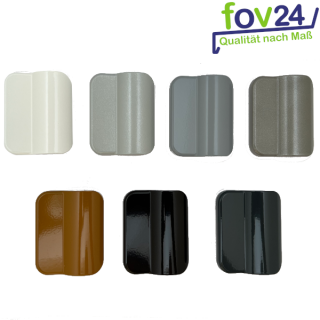 Balkontürgriff Zinkdruckguss graualuminium RAL 9007