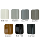 Balkontürgriff Zinkdruckguss graualuminium RAL 9007