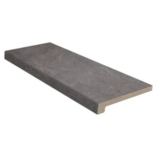 Werzalit Fensterbank Exclusiv copper stone - glatt, seidenmatt 200 mm 1800 mm mit Kunststoffabschluss