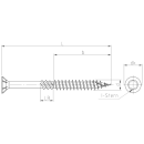 Konstruktionsschraube Holzbau Reyher Schraube Senkkopf 8 140 25 Stück