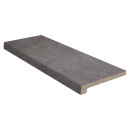 Werzalit Fensterbank Exclusiv copper stone - glatt, seidenmatt 550 mm 900 mm mit Kunststoffabschluss