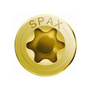 Spax Schrauben mit T-Star plus Senkkopf, galv. verzinkt gelb chromatiert