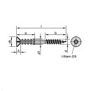 Justierschraube Reyher Torx galv. verzinkt Distanzschrauben Abstandsschrauben 6mm 6 x 60 50 Stück