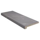 Werzalit Fensterbank Exclusiv storm - glatt, seidenmatt 350 mm 2200 mm mit Kunststoffabschluss