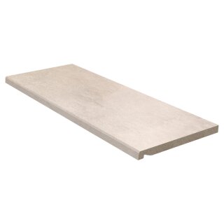 Product Image for Werzalit Fensterbank Compact S18 sand stone, glatt - seidenmatt 400 mm 900 mm mit Kunststoffabschluss