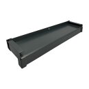 Aluminium Fensterbank anthrazit RAL 7016 50 1700 ohne Seitenabschluss