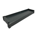 Aluminium Fensterbank anthrazit RAL 7016 90 600 ohne Seitenabschluss