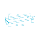 Aluminium Fensterbank anthrazit RAL 7016 280 1100 Aluminiumabschluss mit Putzkante