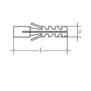 JD Flossendübel Dübel Spreizdübel Nylondübel Universaldübel 6 -12 mm