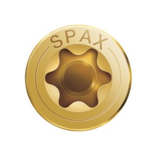 Spax Konstruktionsschrauben mit T-Star plus Senkkopf, galv. verzinkt gelb chromatiert