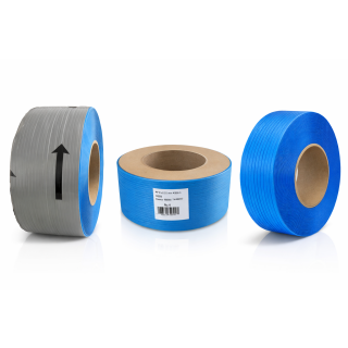 Umreifungsband TEWE PP 9055 8 mm x 0,55 mm / 4500 Meter / 200 mm Kern BLAU