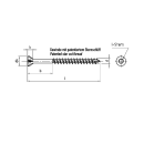 JD Plus Dielenschrauben 4,0 x 70 mm 100 Stück