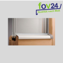 Flügelabdeckprofil für Holzfenster inkl. Endkappen und Befestigung dunkelbronze 1250 mm