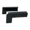 Aluminiumfensterbank Konfigurator Anthrazit matt-70 mm-700 mm-Aluminiumabschluss mit Putzkante ( Paar )