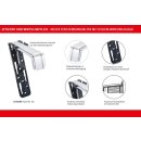 Fensterbankhalter Gutmann ,,RV-KSI" blank 370 mm