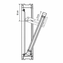 Kunststoffkellerfenster weiß oder braun mit Acrylglas 5 mm