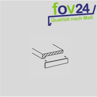 Laminatstreifen für compact 510 x 24mm 400 polarweiß