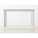 Kunststoffkellerfenster weiß oder braun mit Isolierglas 2.0