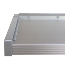 Balkonaustritt silber EV1 natur eloxiert 180 mm 1100 mm Aluminiumdruckgussabschluss