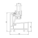 AKF Kunststoffkellerfenster Kipp 2000 weiß mit Isolierglas 14 mm, Ug 3.3 W/(m²K)