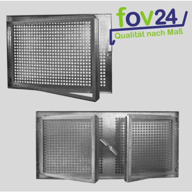 Product Image for Stahl Kellerfenster Sondergrößen, verzinkt, ein- und zweiflügelig + 4 Maueranker