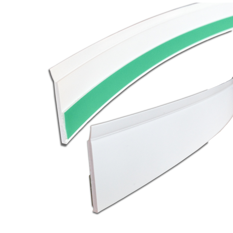 Product Image for Abdeckleiste aus Kunststoff mit Dichtlippe - weiß