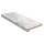 Werzalit Fensterbank Exclusiv smokey white, glatt - seidenmatt, Tiefe:  300 mm x Länge:  1900 mm mit Kunststoffabschluss