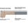 Werzalit Fensterbank Exclusiv smokey white, glatt - seidenmatt, Tiefe:  300 mm x Länge:  1900 mm mit Kunststoffabschluss