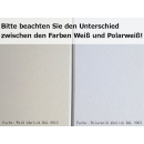 Werzalit Fensterbank Exclusiv Polarweis - Perlstruktur, Tiefe:  400 mm x Länge:  1000 mm mit ABS Kante zweiseitig