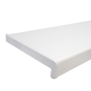 Kunststoff Fensterbank Weiß PVC inkl. Endkappen, Tiefe:  500 mm x Länge:  1800 mm