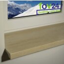 Werzalit Fensterbank Exclusiv Dolomit, Tiefe:  100 mm x Länge: 1300 mm mit ABS Kante zweiseitig