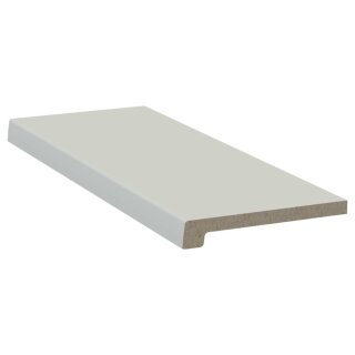 Product Image for Werzalit Fensterbank Exclusiv Hellgrau - glatt, Tiefe: 550 mm x Länge: 1100 mm mit ABS Kante einseitig