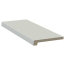 Werzalit Fensterbank Exclusiv Hellgrau - glatt, Tiefe:  550 mm x Länge: 1100 mm mit ABS Kante einseitig