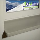 Werzalit Fensterbank Exclusiv Quarz, Tiefe:  100 mm x Länge: 500 mm ohne Seitenabschluss