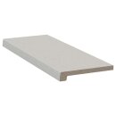 Werzalit Fensterbank Exclusiv Quarz, Tiefe:  200 mm x Länge: 900 mm mit Kunststoffabschluss