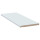 Werzalit Fensterbank Compact S18 Polarweiß - Perlstruktur, Tiefe: 100 mm x Länge:  1400 mm mit Kunststoffabschluss