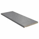 Werzalit Fensterbank Compact S18 Puntinella, glatt-seidenmatt, Perlstruktur Tiefe: 100 mm x Länge:  2600 mm mit Kunststoffabschluss