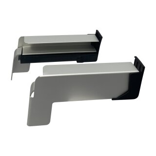 Aluminiumgleitabschluss Silber EV1 Ausladung:  50 mm