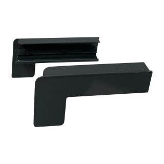 Aluminiumabschluss mit Putzkante anthrazit (RAL 7016) Ausladung:  225 mm