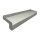 Aluminium Fensterbank silber EV1, Tiefe:  50 mm x Rasterlänge:  500 mm Aluminiumabschluss ohne Putzkante (Paar)
