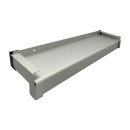 Aluminium Fensterbank silber EV1, Tiefe:  90 mm x...