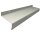 Aluminium Fensterbank silber EV1 Tiefe: 90 mm x Rasterlänge: 1800 mm ohne Seitenabschluss