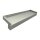 Aluminium Fensterbank silber EV1, Tiefe:  110 mm x Rasterlänge:  500 mm Aluminiumabschluss mit Putzkante (Paar)