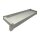 Aluminium Fensterbank silber EV1 Tiefe: 180 mm x Rasterlänge: 1300 mm Kunststoffgleitabschluss (Paar)