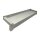 Aluminium Fensterbank silber EV1, Tiefe:  195 mm x Rasterlänge:  1200 mm Kunststoffgleitabschluss (Paar)